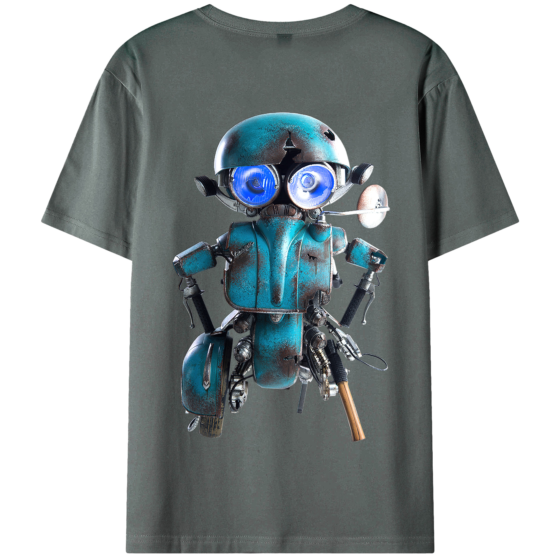 （画像用）  綿100％半袖Tシャツ（背面プリント）